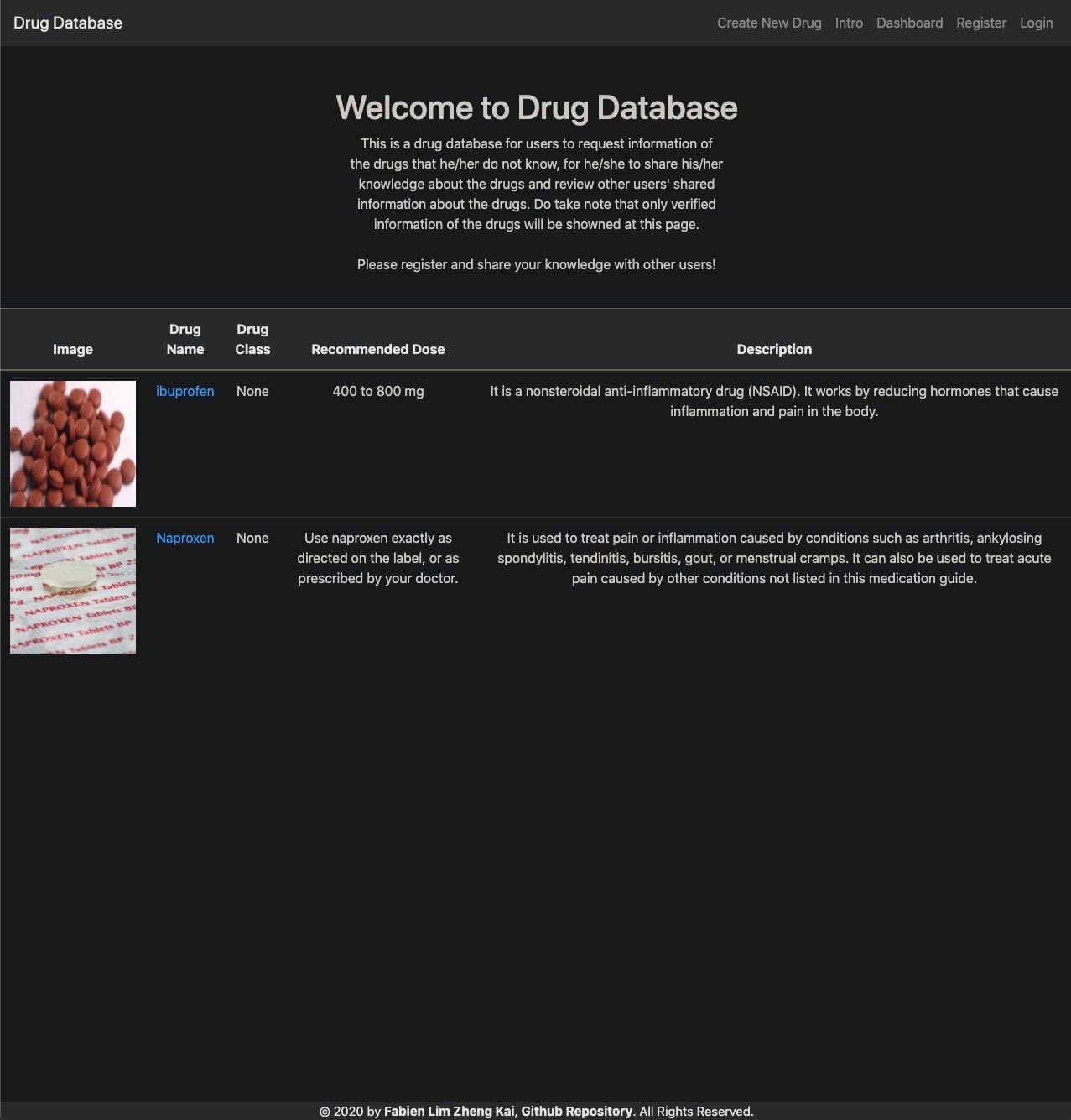 Drug Database